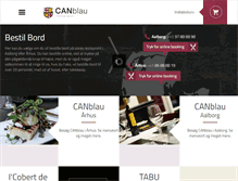 Tablet Screenshot of canblau.dk